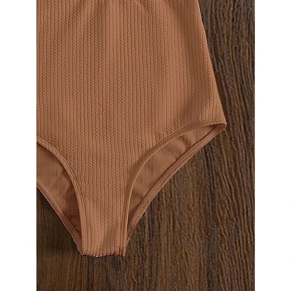 Boho Criss Cross Push Up One Piece Swimsuit green - Picture 11 of 11